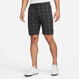 Nike~Men’s‎ Tour Performance Dri-Fit Plaid Golf Shorts~509182-010~Sz 38